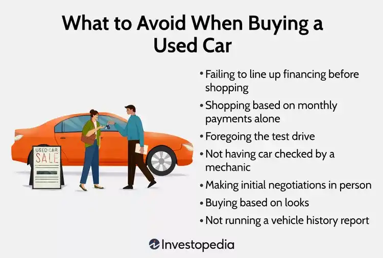 Selling a Car: What to Avoid